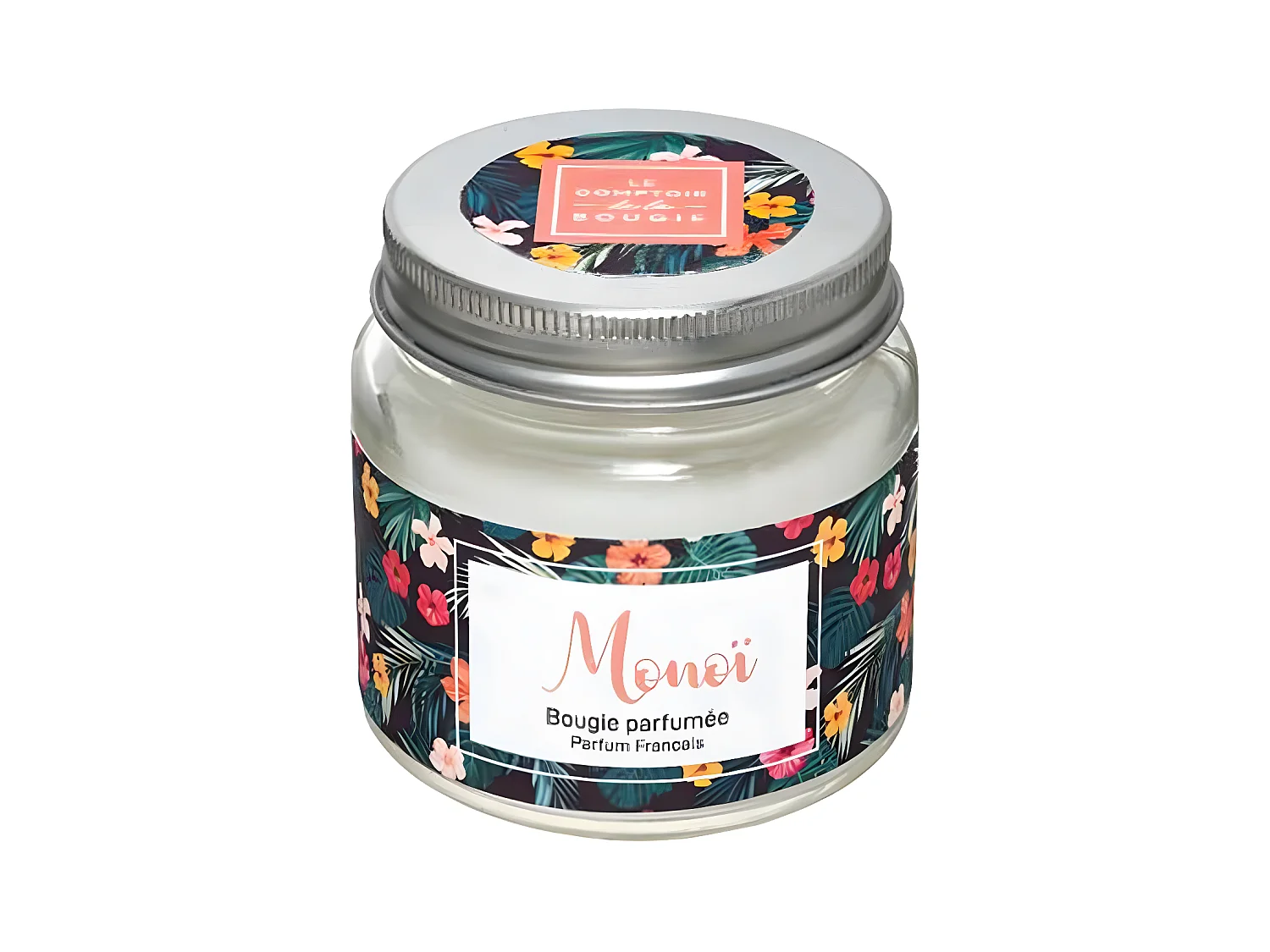Bougie Parfumée en Verre "Bocal" 65g Monoï