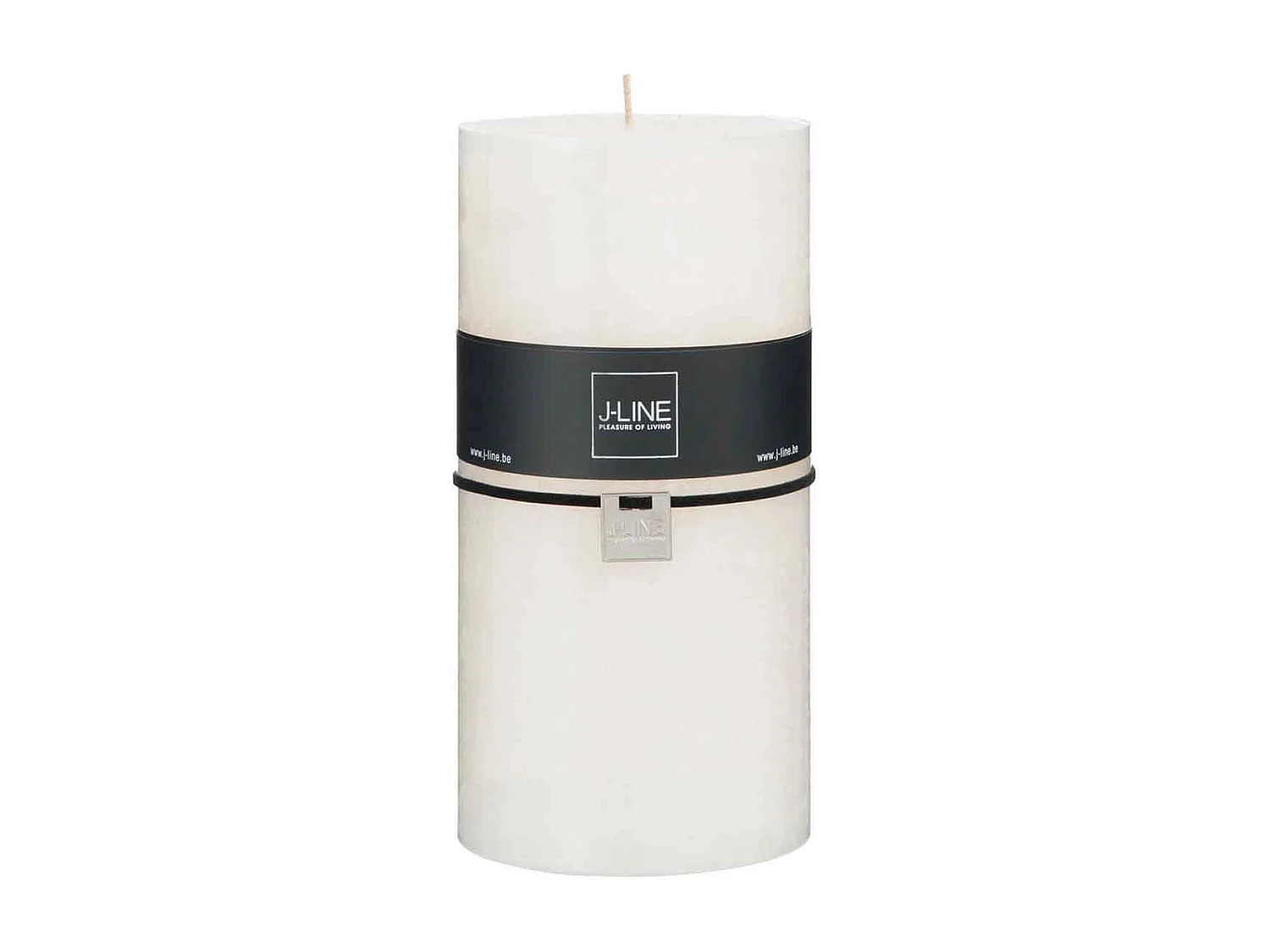 Bougie Cylindrique Déco "Junina" 20cm Vanille