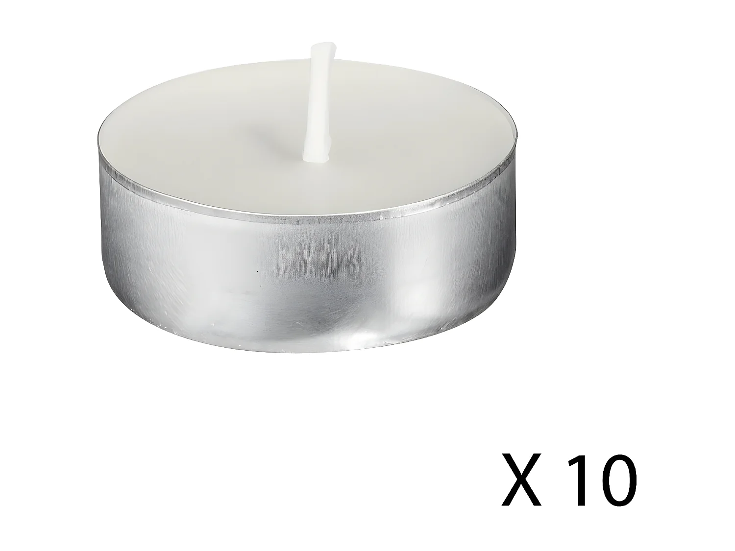 Lot de 30 Bougies Chauffe-Plat Parfumées 3,7cm Jasmin