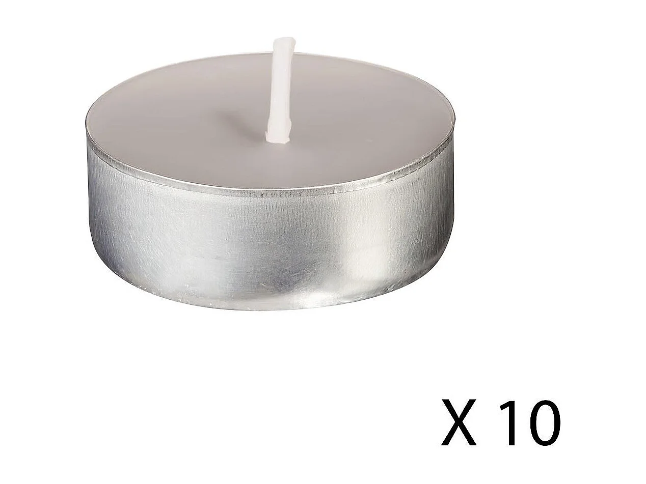 Lot de 30 Bougies Chauffe-Plat Parfumées 3,7cm Jasmin