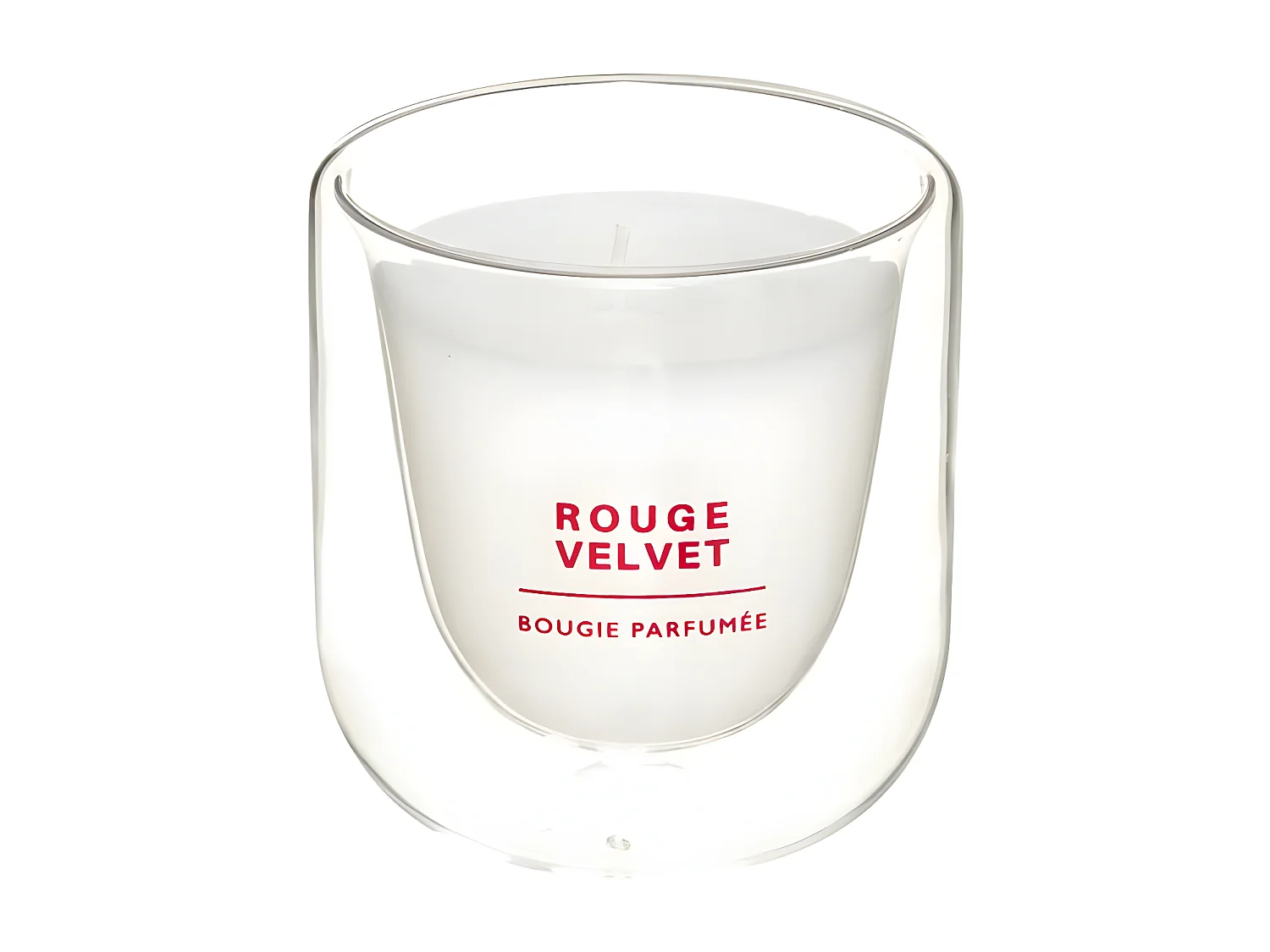 Bougie Parfumée En Verre "Ilan" 130g Rouge Velvet