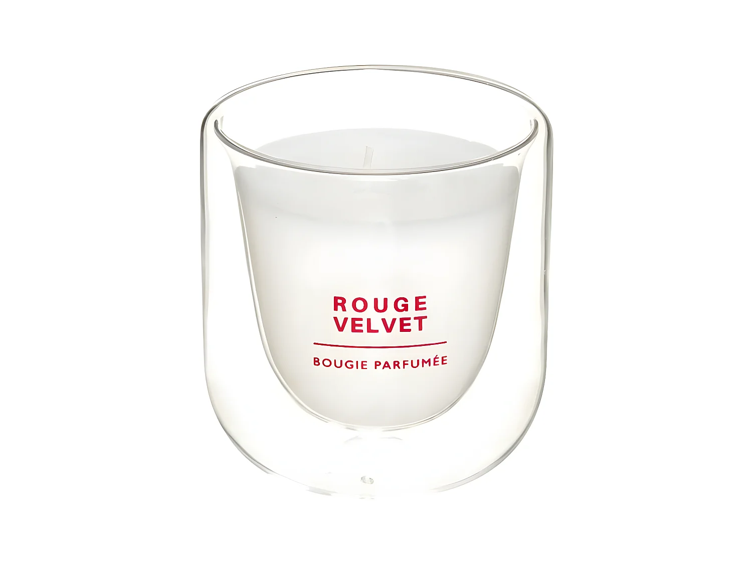 Bougie Parfumée En Verre "Ilan" 130g Rouge Velvet