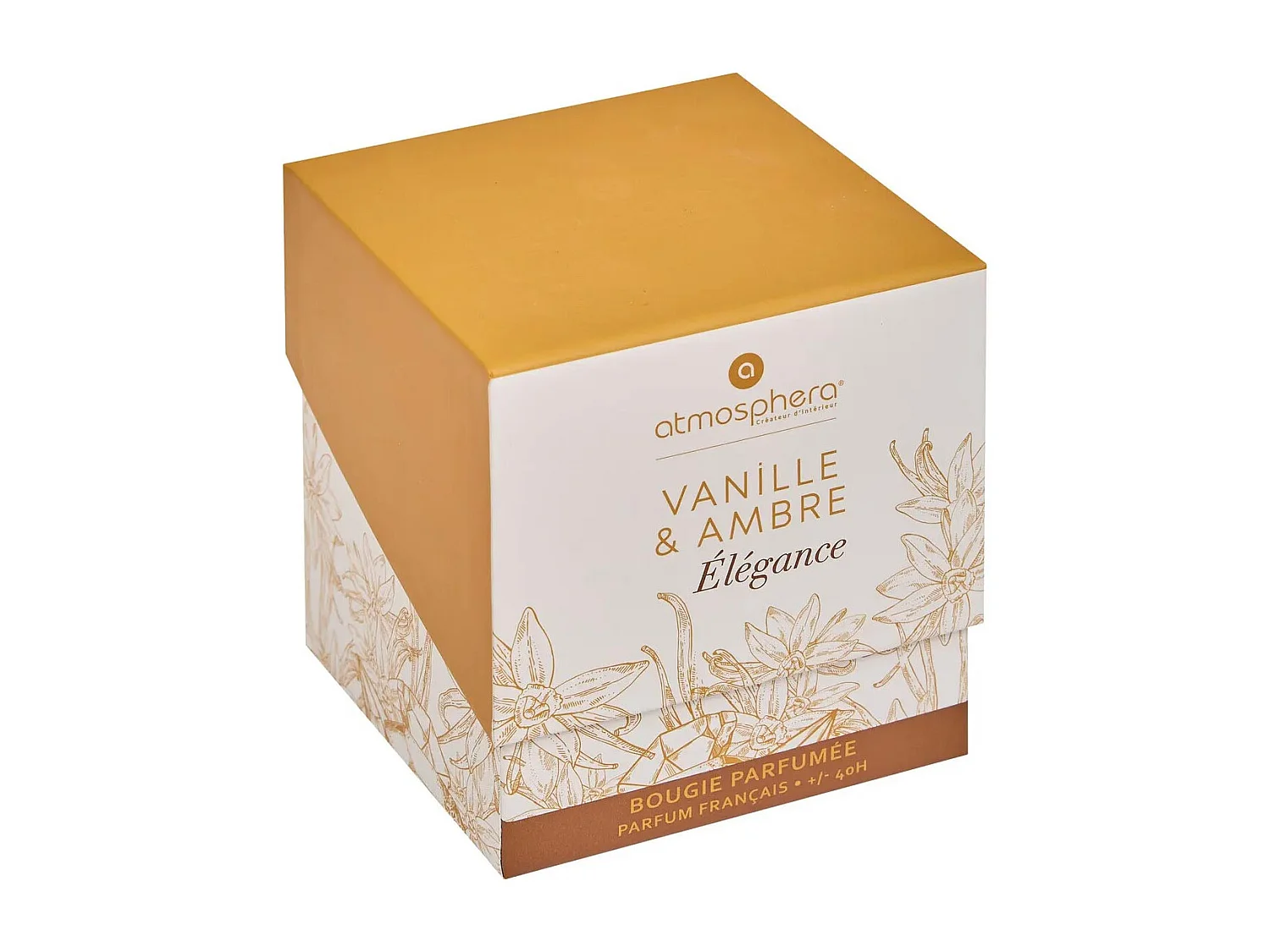 Bougie Parfumée "Mael" 190g Vanille Ambrée