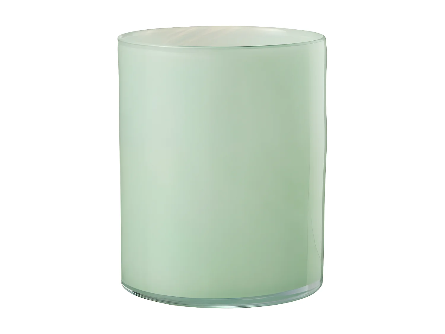 Photophore Design en Verre "Jade" 18cm Vert Clair
