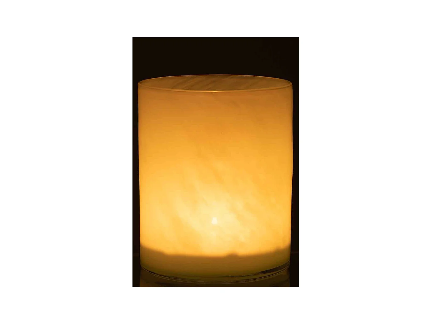 Photophore Design en Verre "Jade" 18cm Vert Clair