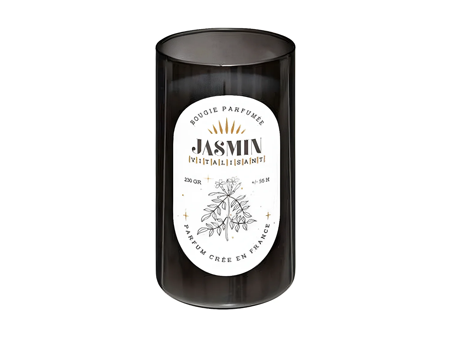 Bougie Parfumée en Verre "Snow" 230g Jasmin