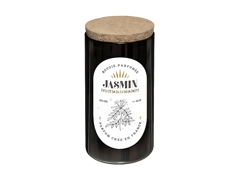 Bougie Parfumée en Verre "Snow" 230g Jasmin