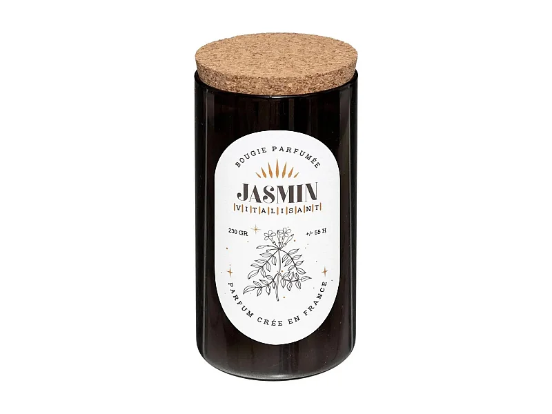 Bougie Parfumée en Verre "Snow" 230g Jasmin