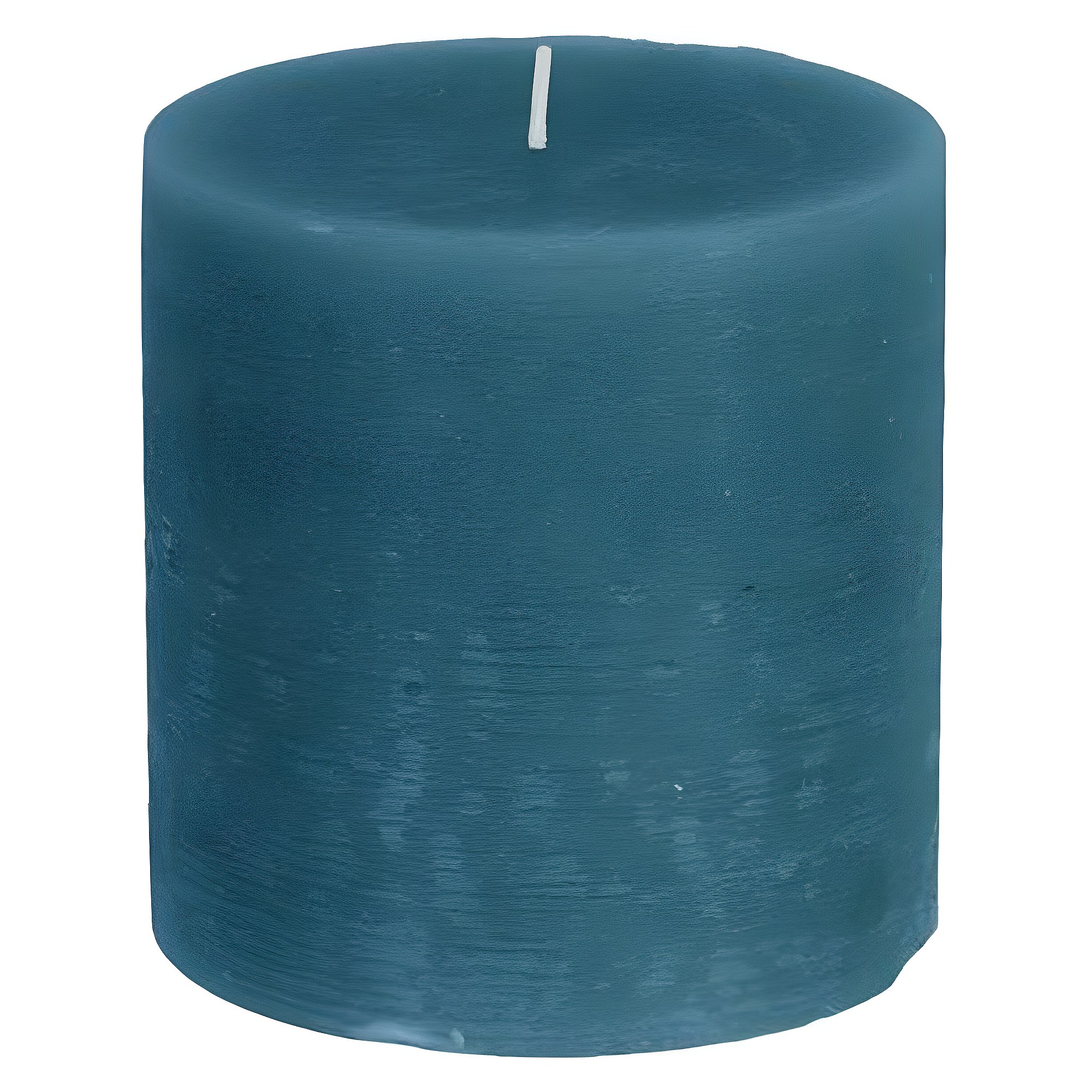 Bougie Votive Rustique Atmosphera - Bleu Canard - 60g - Durée De Combustion 7h - Lot De 4