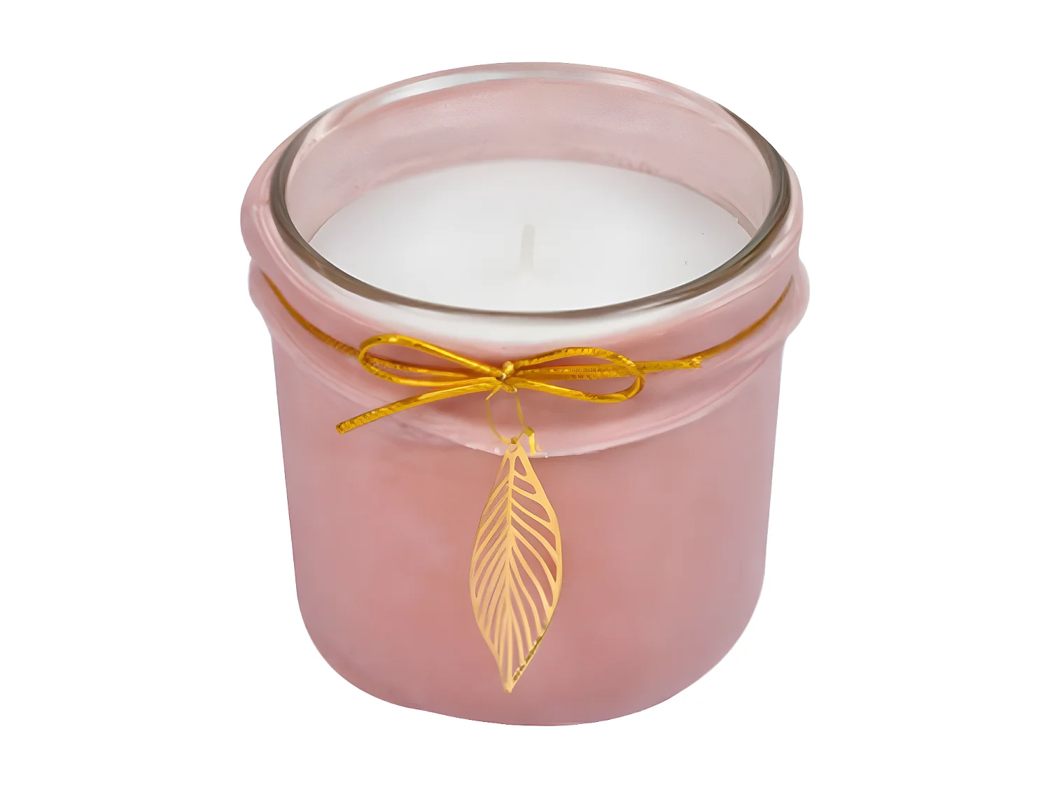 Bougie Parfumée Velours "Pendentif" 10cm Rose