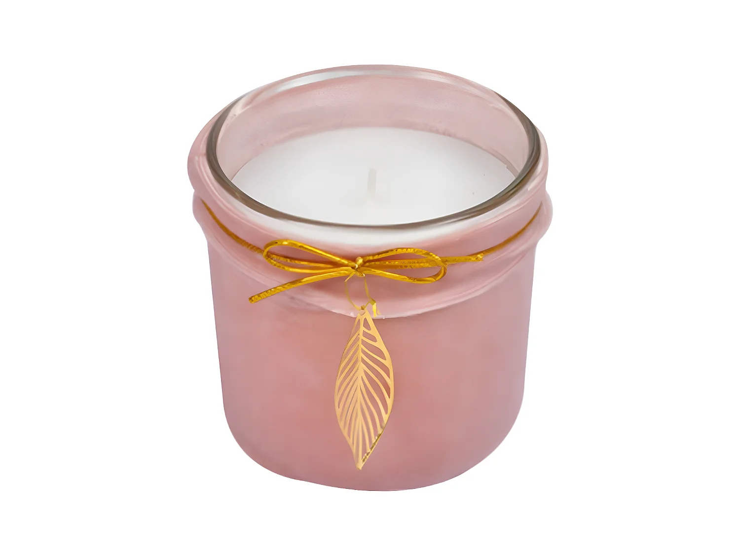 Bougie Parfumée Velours "Pendentif" 10cm Rose