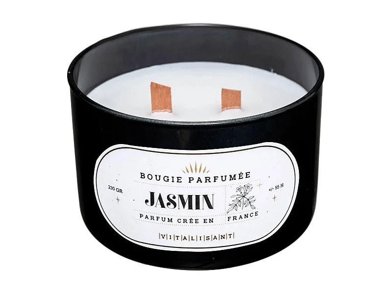 Bougie Parfumée en Verre "Snow" 470g Jasmin