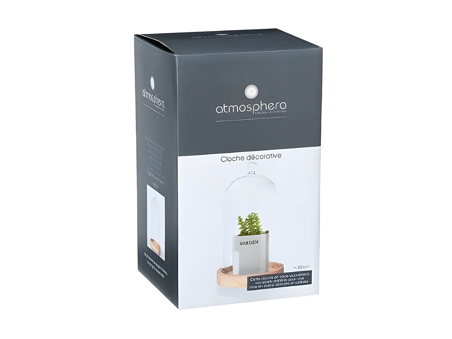 Cloche Décorative en Verre "Poser" 19cm Naturel