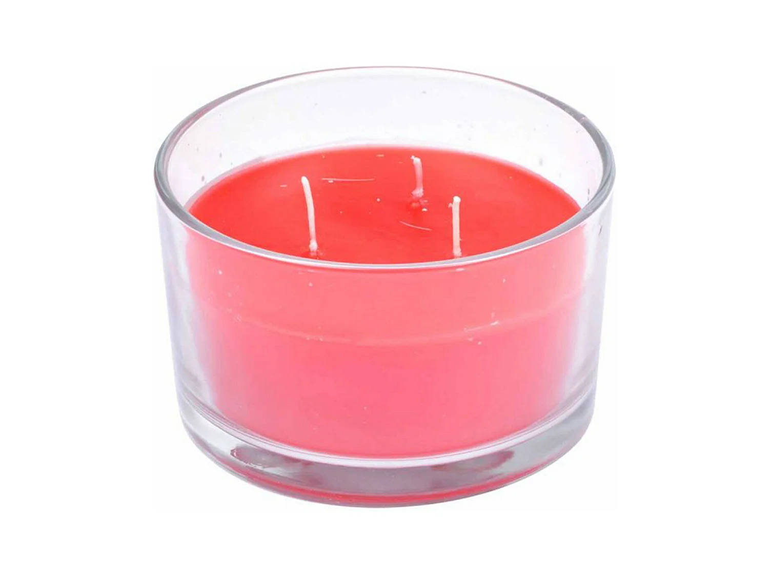 Bougie Parfumée 3 Mèches "Essentiel" 13cm Fraise