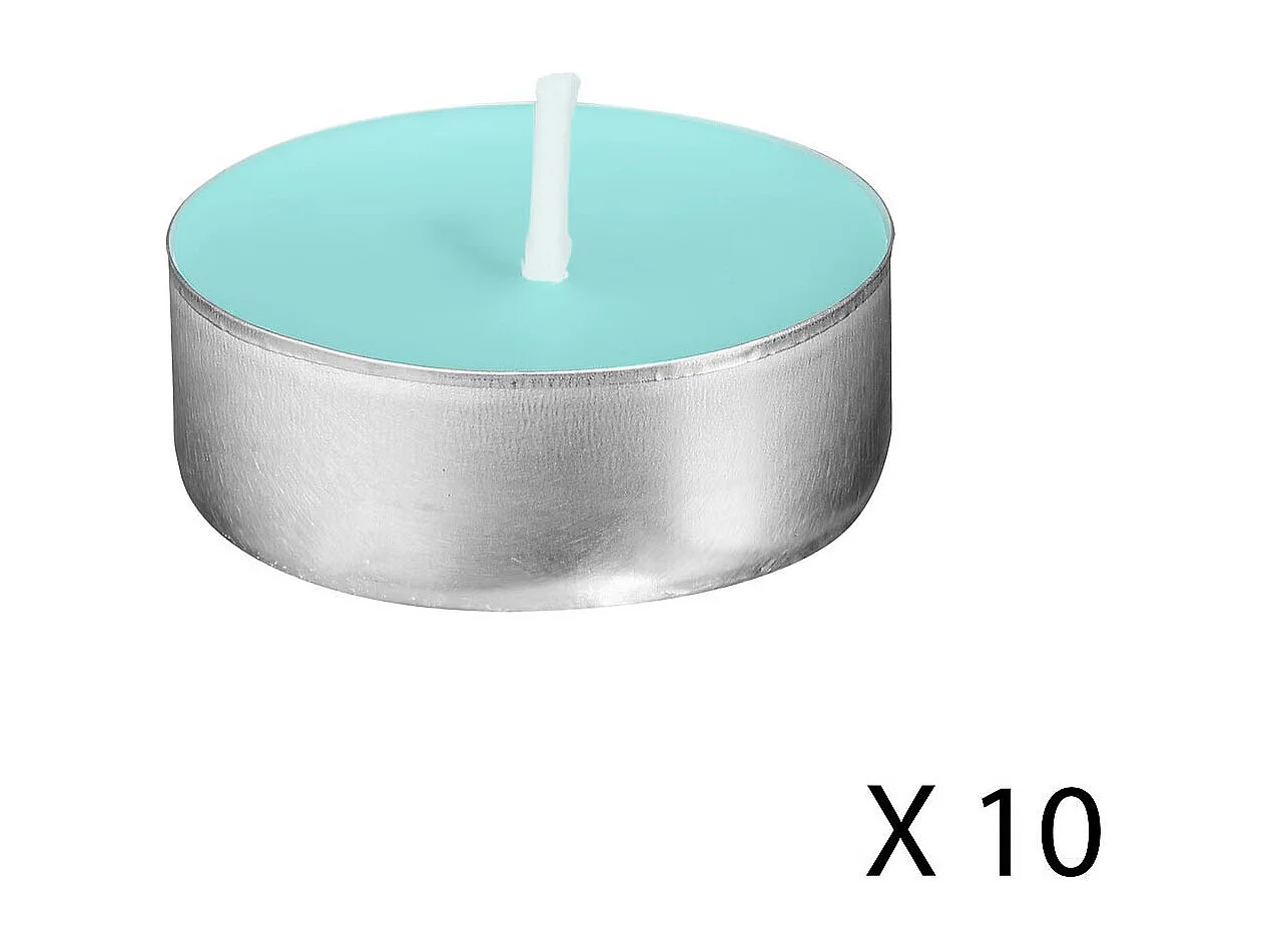 Lot de 30 Bougies Chauffe-Plat Parfumées 3,7cm Fleur de Tiaré