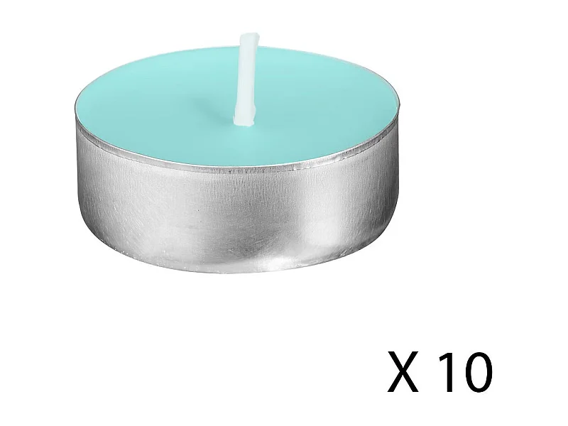 Lot de 30 Bougies Chauffe-Plat Parfumées 3,7cm Fleur de Tiaré