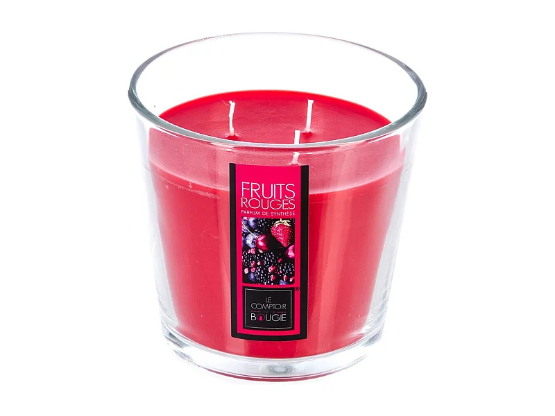 Bougie Parfumée "Nina" 500g Fruits Rouges