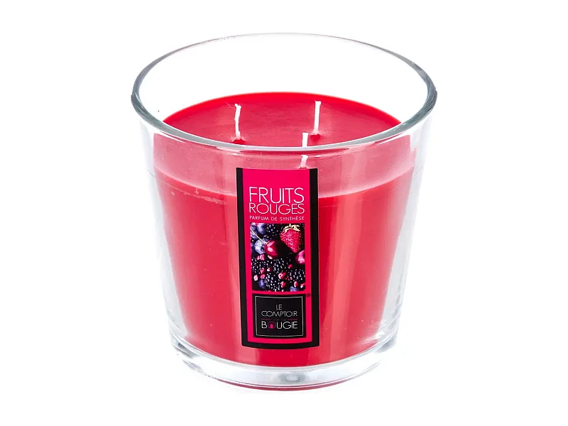 Bougie Parfumée "Nina" 500g Fruits Rouges