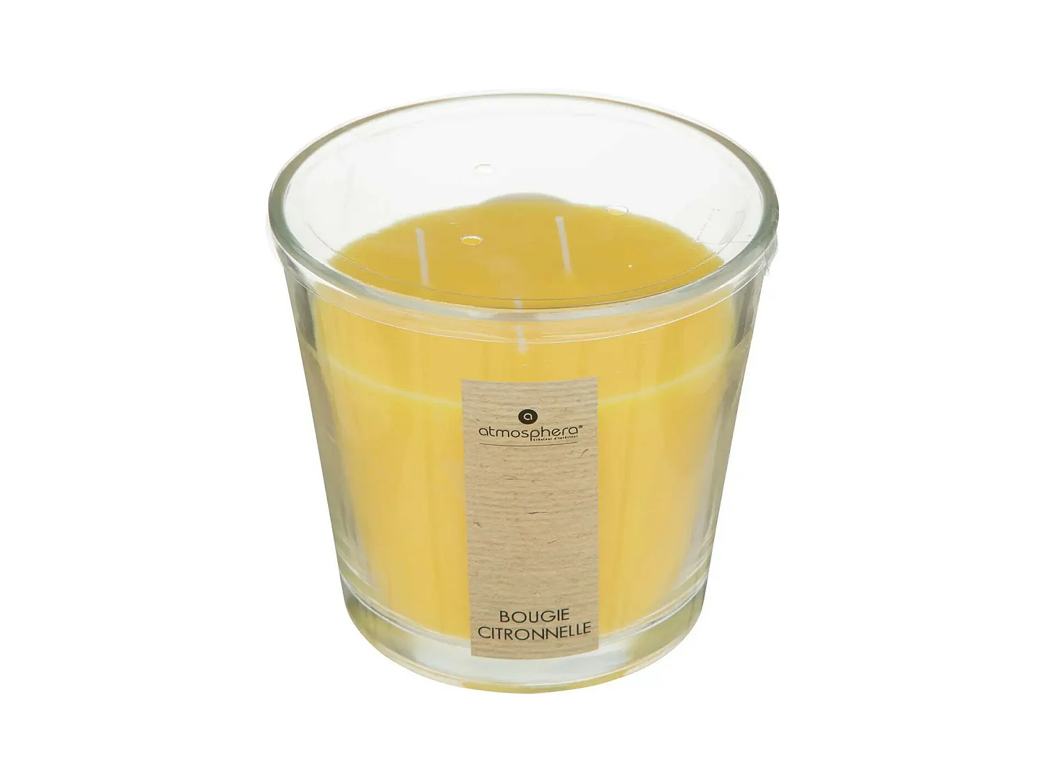 Bougie Parfumée "Nina" 500g Citron Jaune