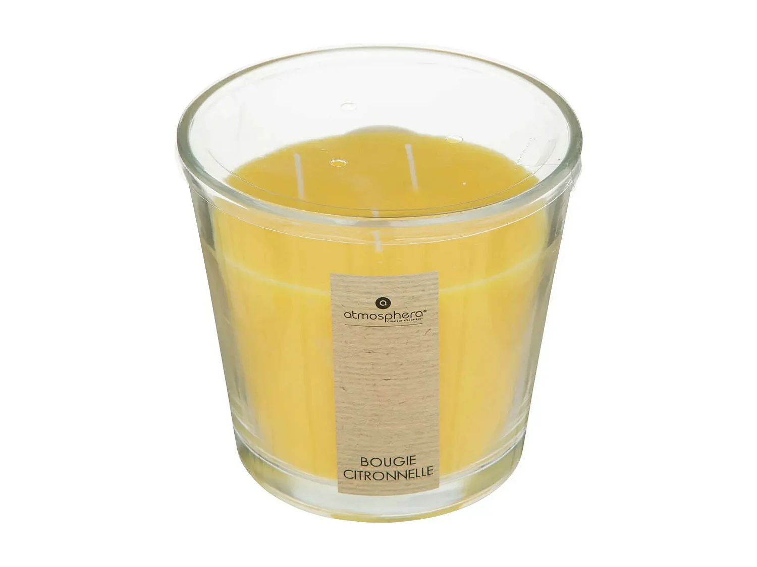Bougie Parfumée "Nina" 500g Citron Jaune