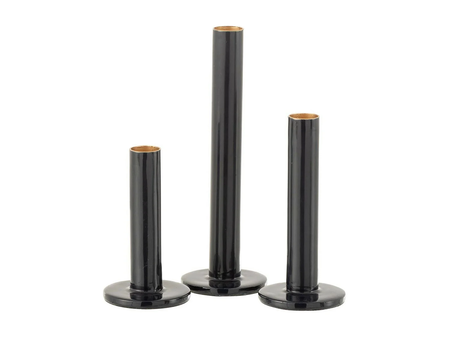 Lot de 3 Chandeliers Déco "Brillant" 21cm Bleu