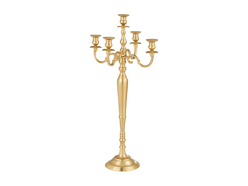 Chandelier Déco "5 Supports" 97cm Or