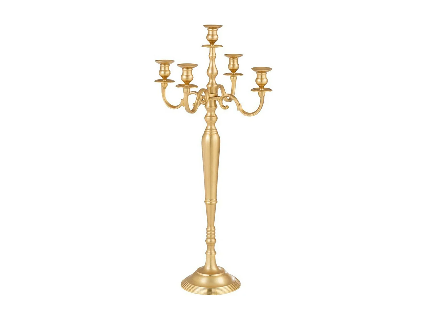 Chandelier Déco "5 Supports" 97cm Or