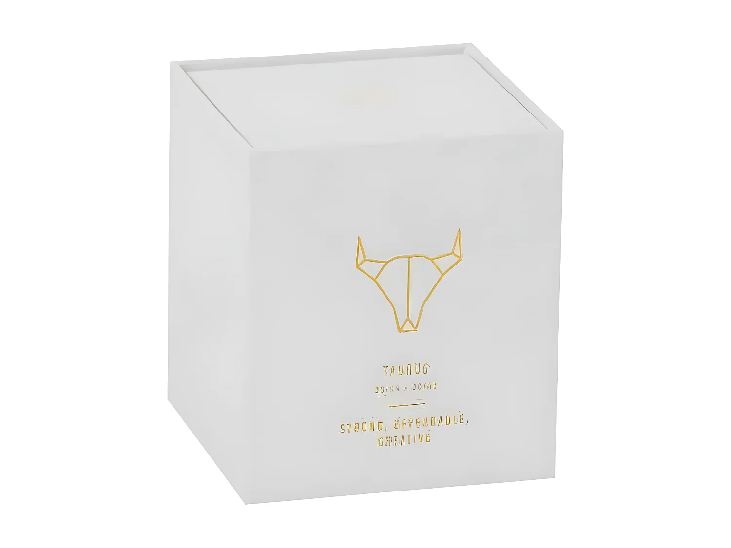 Bougie Parfumée "Taureau" 10cm Sapphire Amber Tea