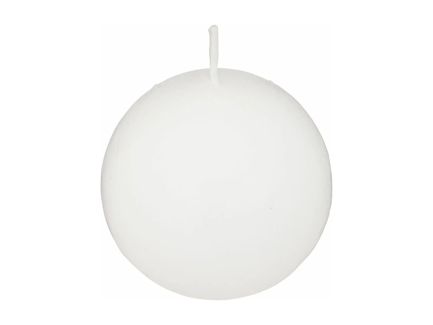 Lot de 3 Bougies Boules "Many" 6cm Blanc