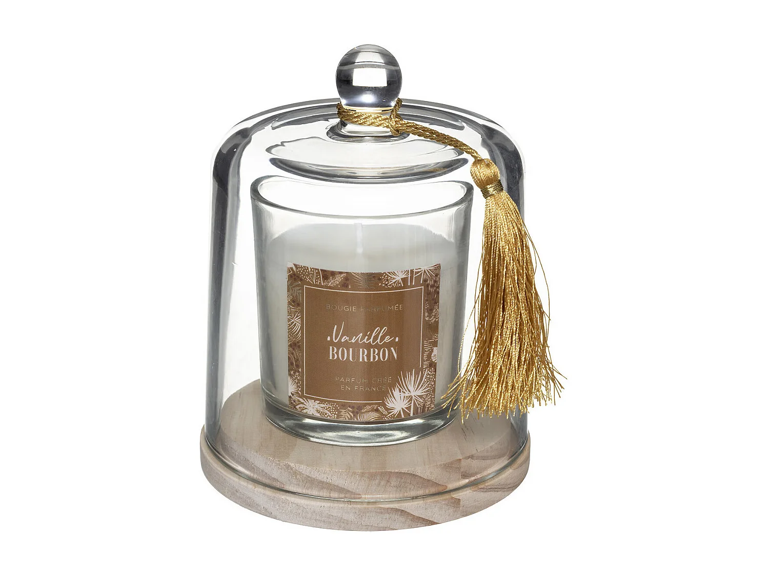 Bougie Parfumée Cloche "Loli" 130g Vanille Bourbon