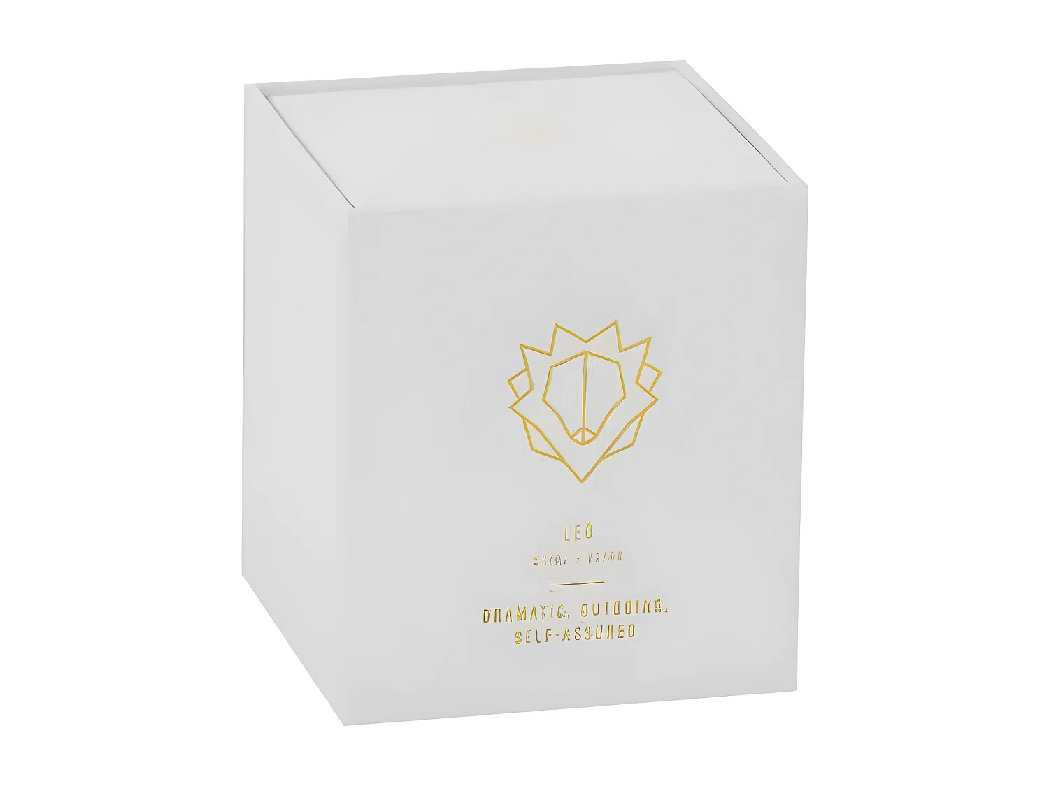 Bougie Parfumée "Lion" 10cm Sapphire Amber Tea