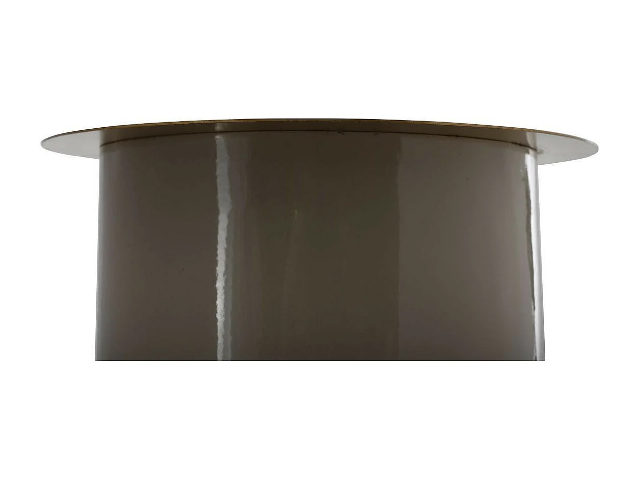 Bougeoir de Sol "Colby" 60cm Taupe & Or