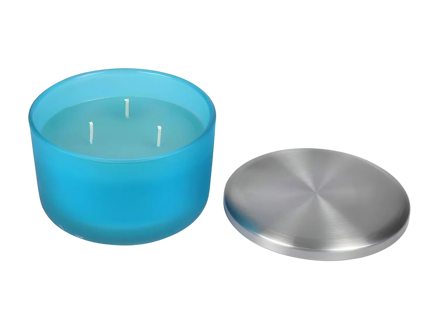 Bougie Parfumée Verrine "Tropical Fresh" 13cm Pluie d'Été