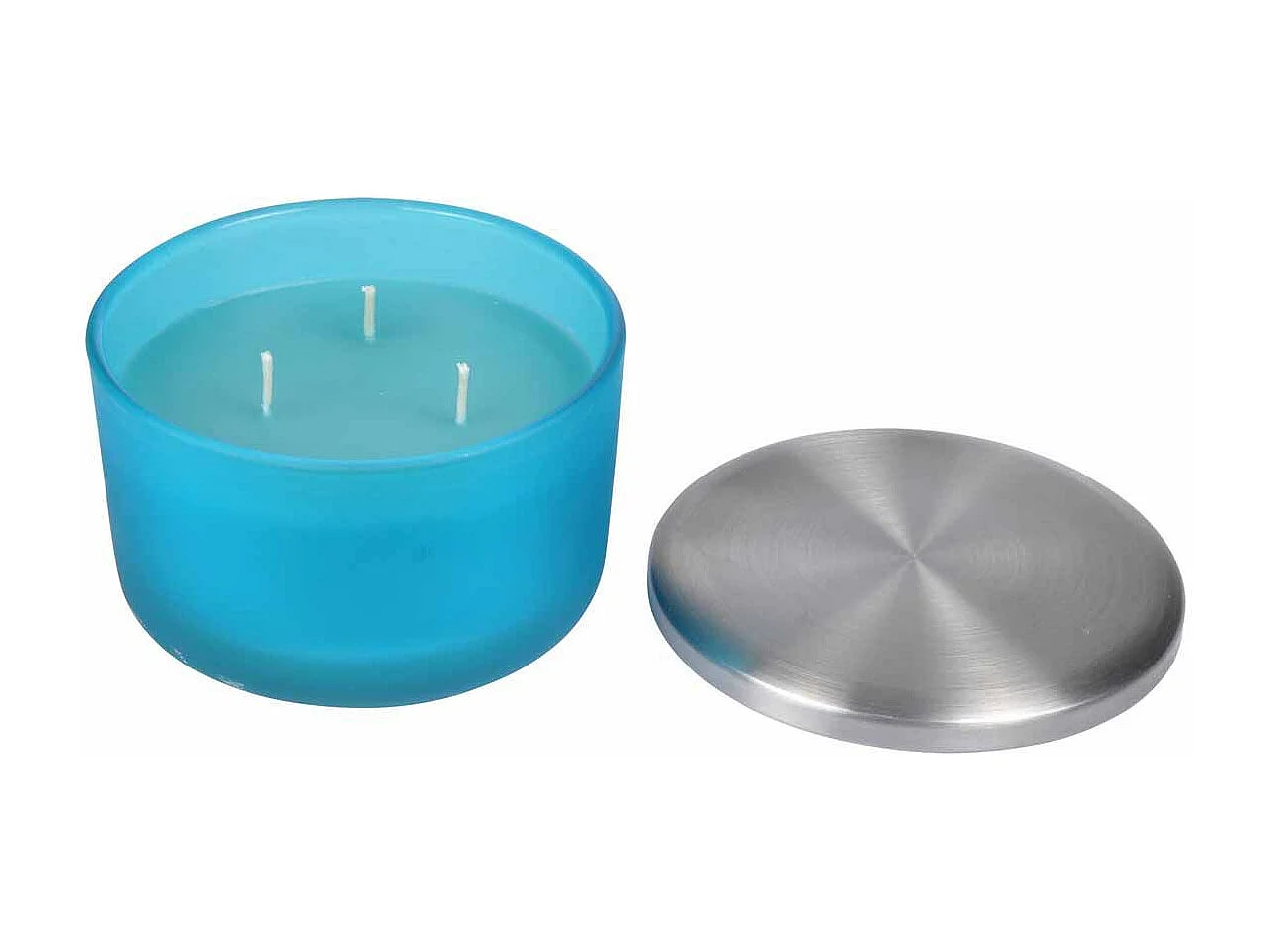 Bougie Parfumée Verrine "Tropical Fresh" 13cm Pluie d'Été