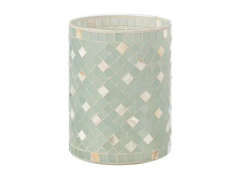 Photophore en Verre Design "Miosai" 20cm Gris