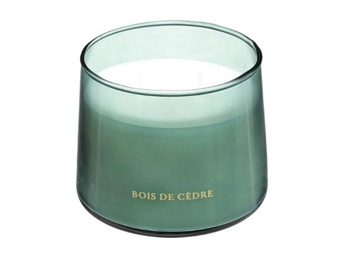 Bougie Parfumée en Verre "Bili" 300g Bois de Cèdre