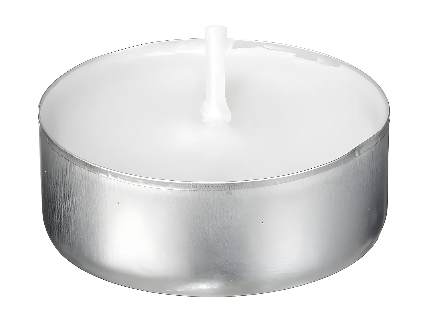 Lot de 50 Bougies Chauffe-Plat "Many" 3,7cm Blanc