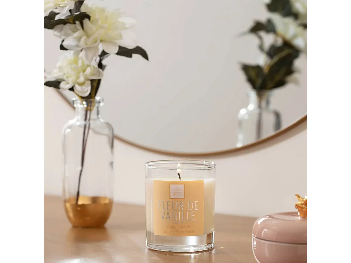 Bougie Parfumée "Elea" 190g Fleur de Vanille