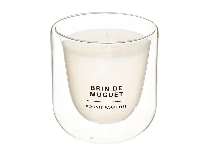 Bougie Parfumée En Verre "Ilan" 130g Brin de Muguet