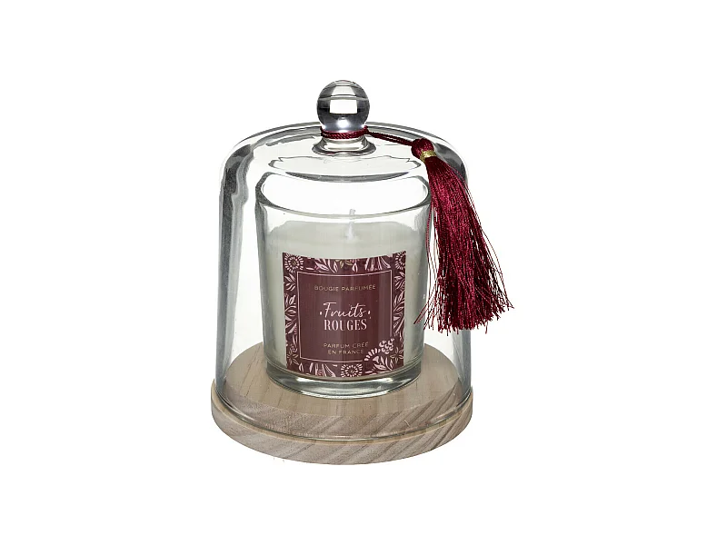 Bougie Parfumée Cloche "Loli" 130g Fruits Rouges