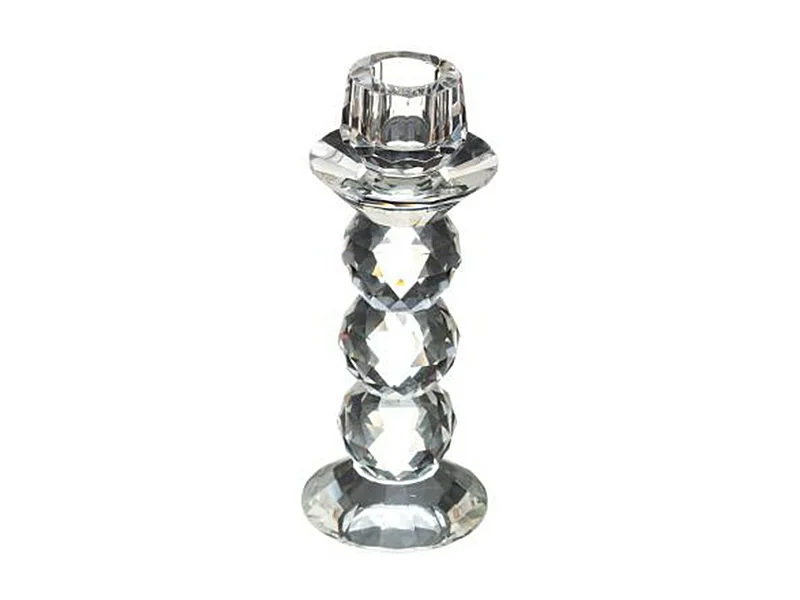 Chandelier Design en Verre "Boule" 16cm Transparent