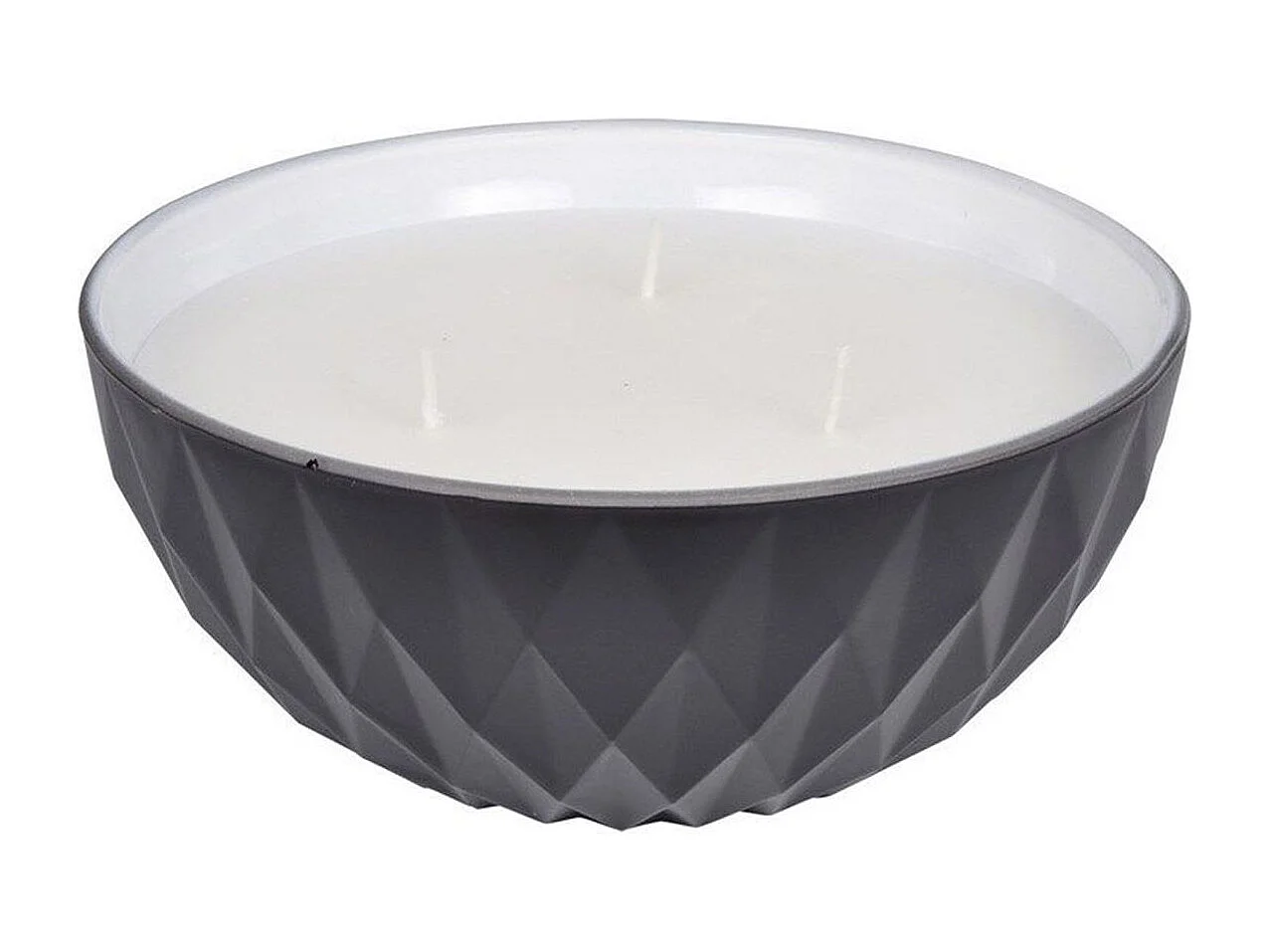 Bougie Parfumée en Verre "Élégant" 12cm Blanc