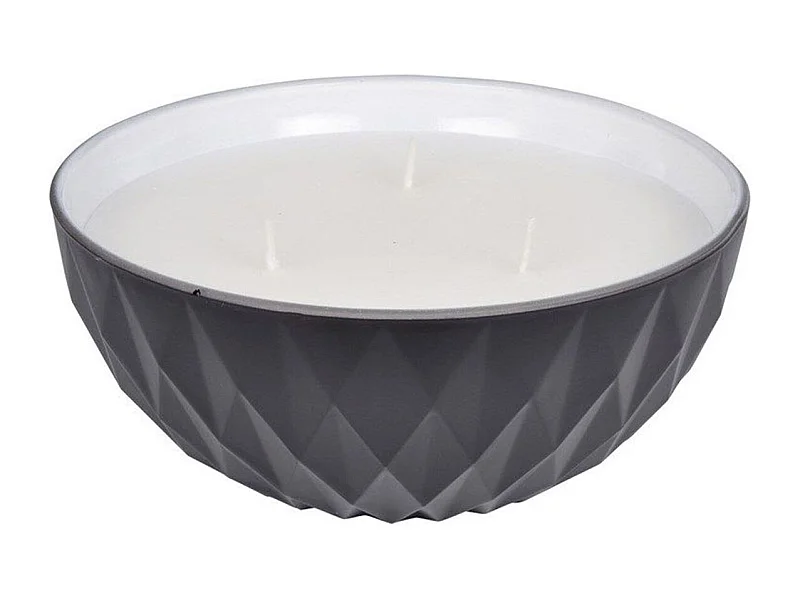 Bougie Parfumée en Verre "Élégant" 12cm Blanc