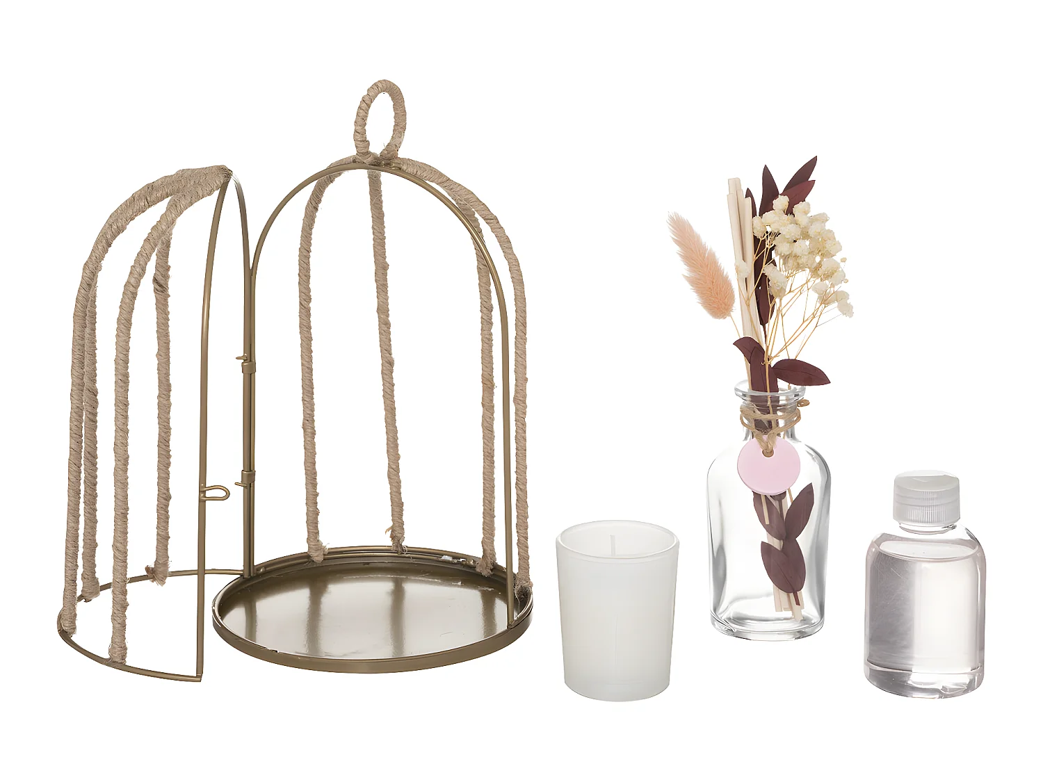 Coffret de Fragrances "Paola" 24cm Fleur de Lin