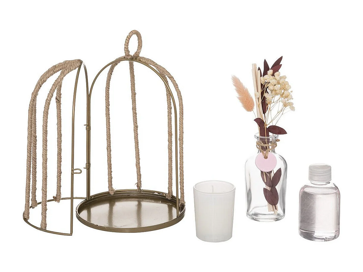 Coffret de Fragrances "Paola" 24cm Fleur de Lin