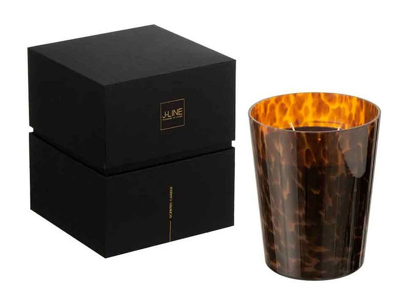 Bougie Parfumée "Noa" 16cm Bois de Santal Marron