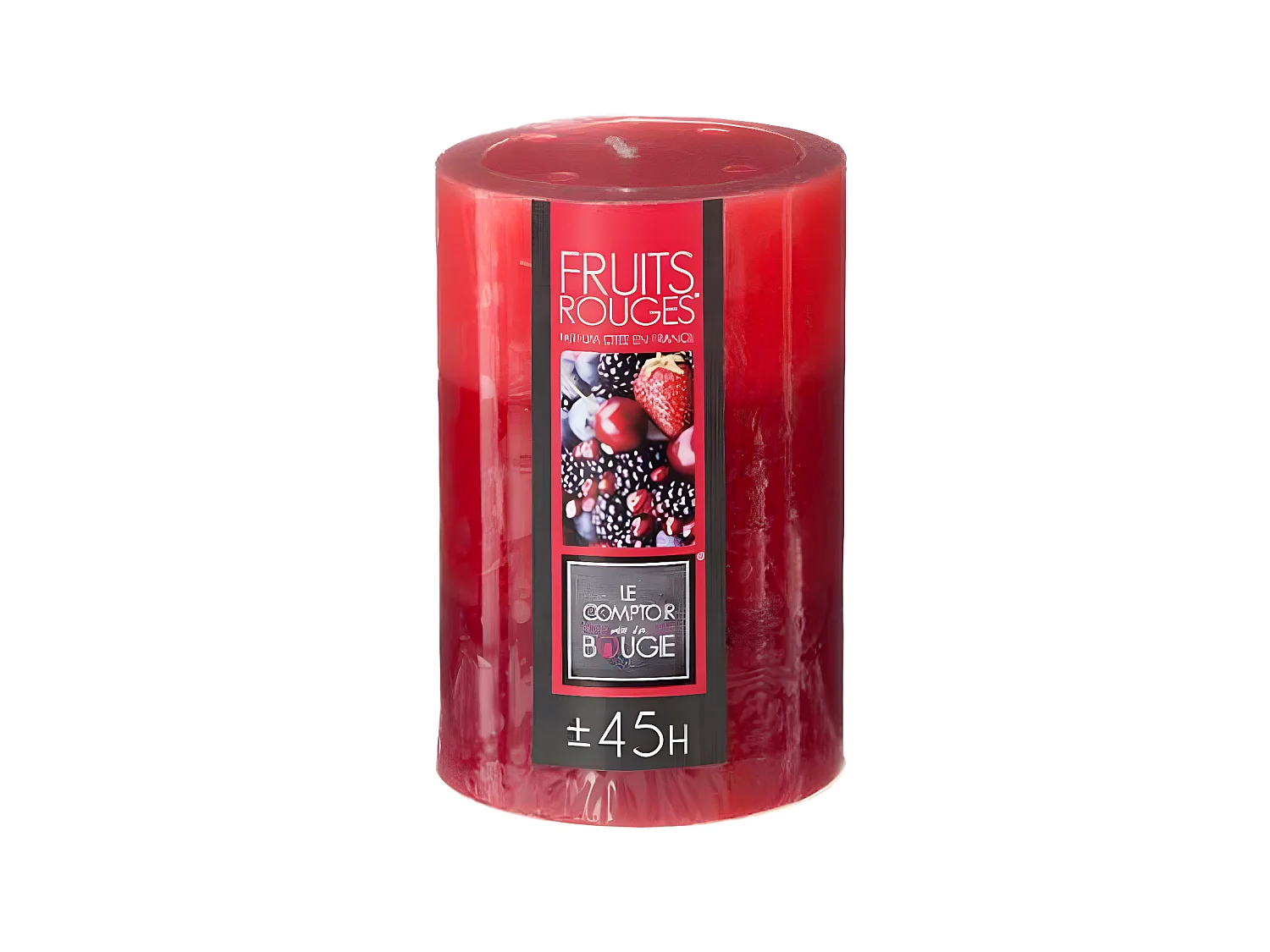 Bougie Parfumée Ronde "Trio" 310g Fruits Rouges