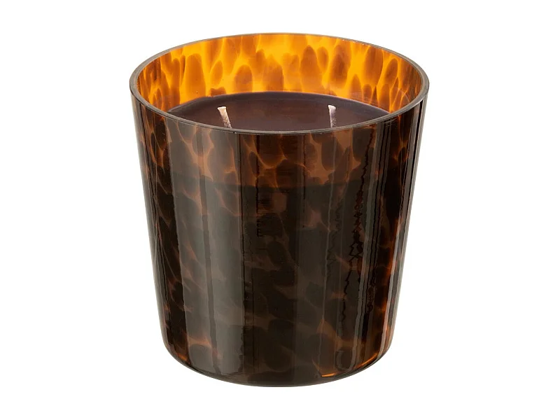 Bougie Parfumée "Noa" 12cm Bois de Santal Marron