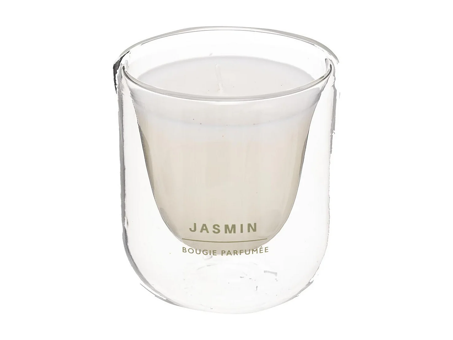Bougie Parfumée en Verre "Ilan" 130g Jasmin