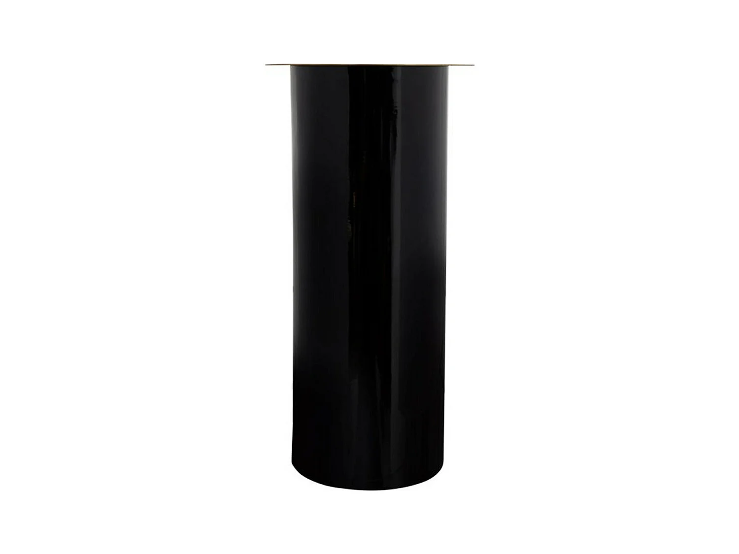 Bougeoir de Sol "Colby" 40cm Noir & Or